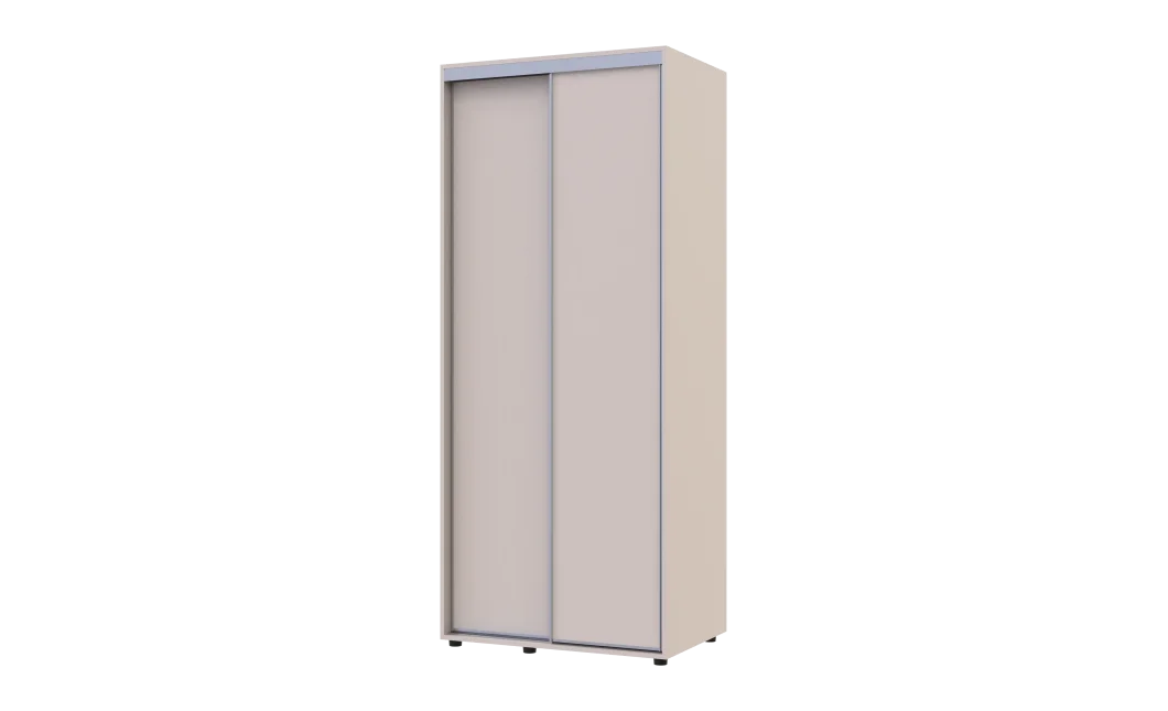 Šatní skříň s posuvnými dveřmi Doros Sigma Slim Kašmír 2 dveře 90x60x214.4 (42005452)