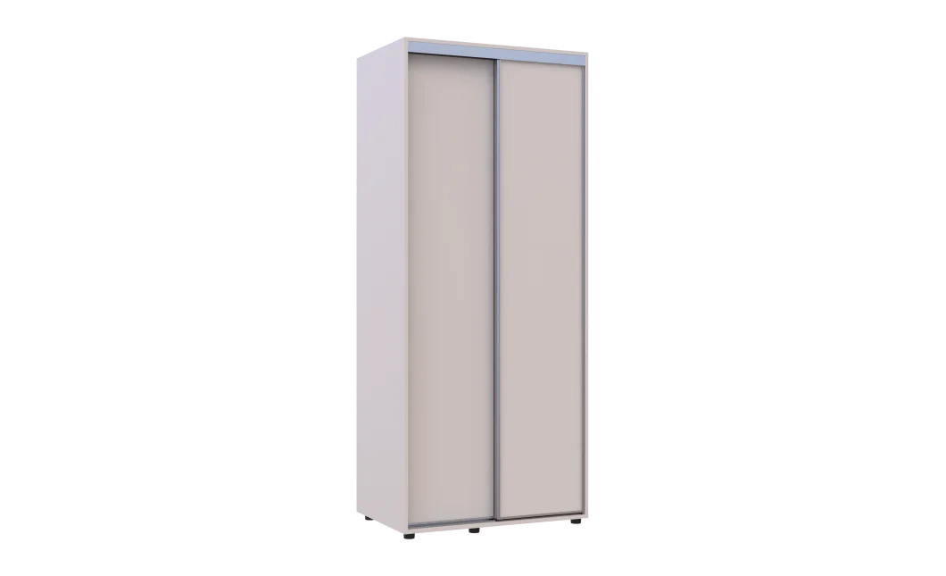 Šatní skříň s posuvnými dveřmi Doros Sigma Slim Kašmír 2 dveře 90x60x214.4 (42005452)