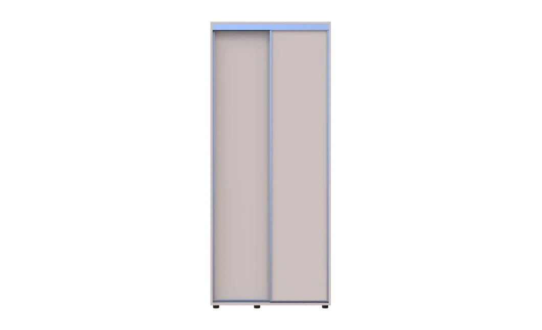 Šatní skříň s posuvnými dveřmi Doros Sigma Slim Kašmír 2 dveře 90x60x214.4 (42005452)