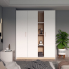 Šatní skříň Doros Austin Biela/dub Sonoma 3 dveře 161х51х205 (80737754)