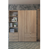 Regál na oblečení Gelar Dub Sonoma 3SZ 60×49,5×203,4 (41516131)