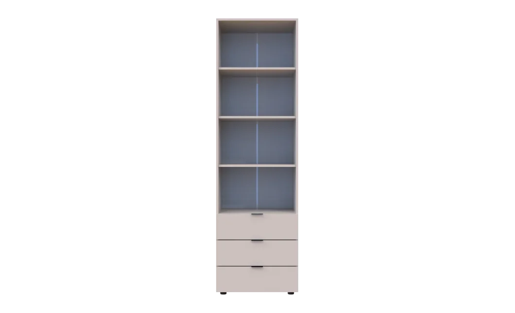 Regál na oblečení Gelar Kašmír 3SZ 60×49,5×203,4 (41516130)