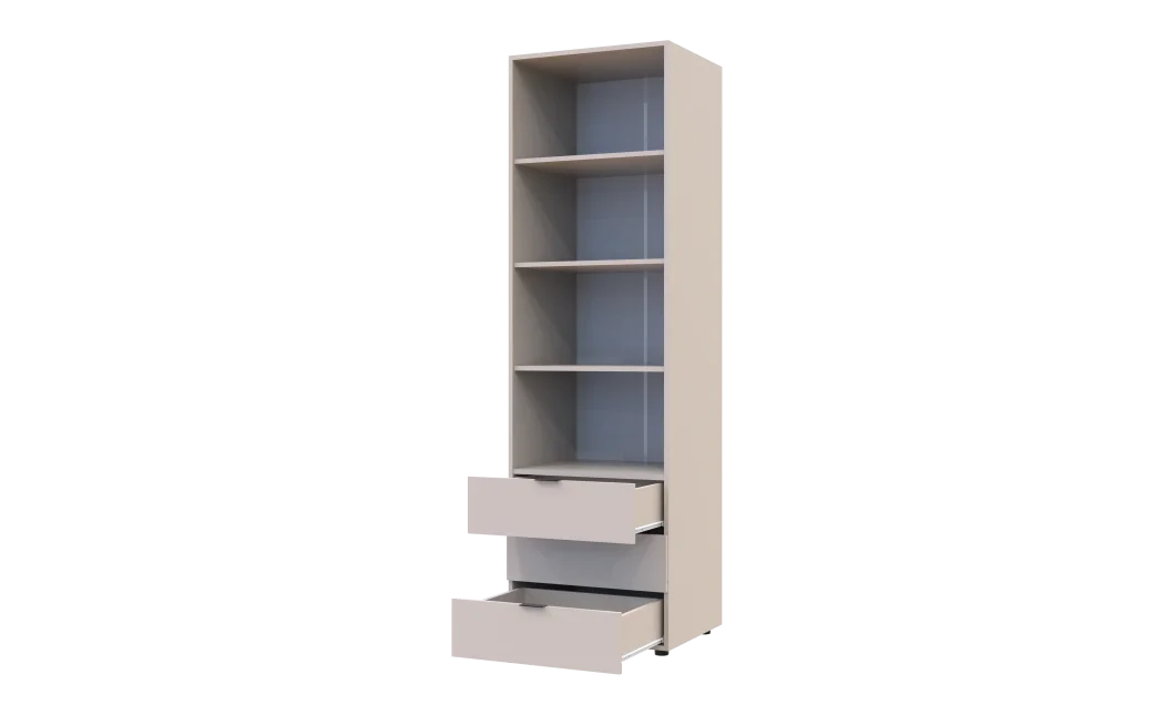 Regál na oblečení Gelar Kašmír 3SZ 60×49,5×203,4 (41516130)