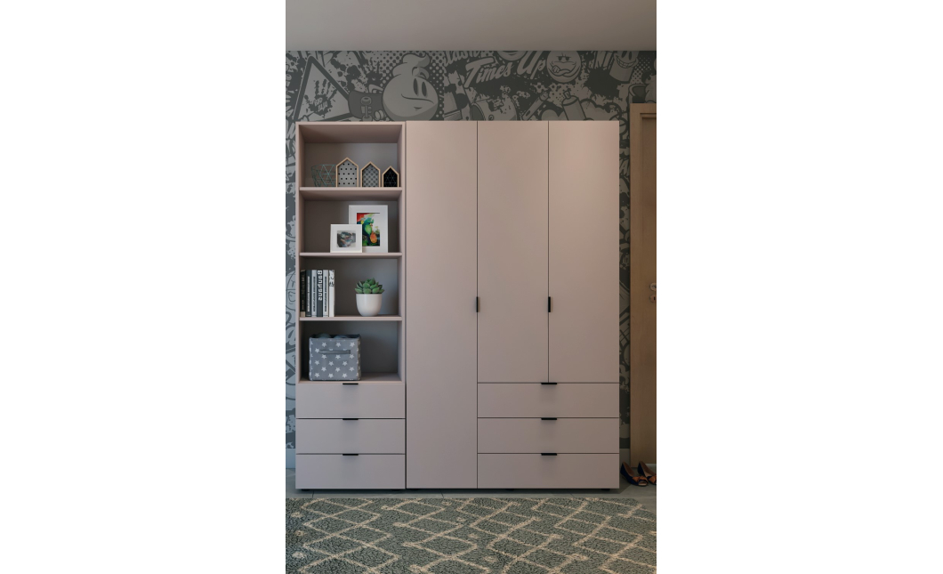 Regál na oblečení Gelar Kašmír 3SZ 60×49,5×203,4 (41516130)