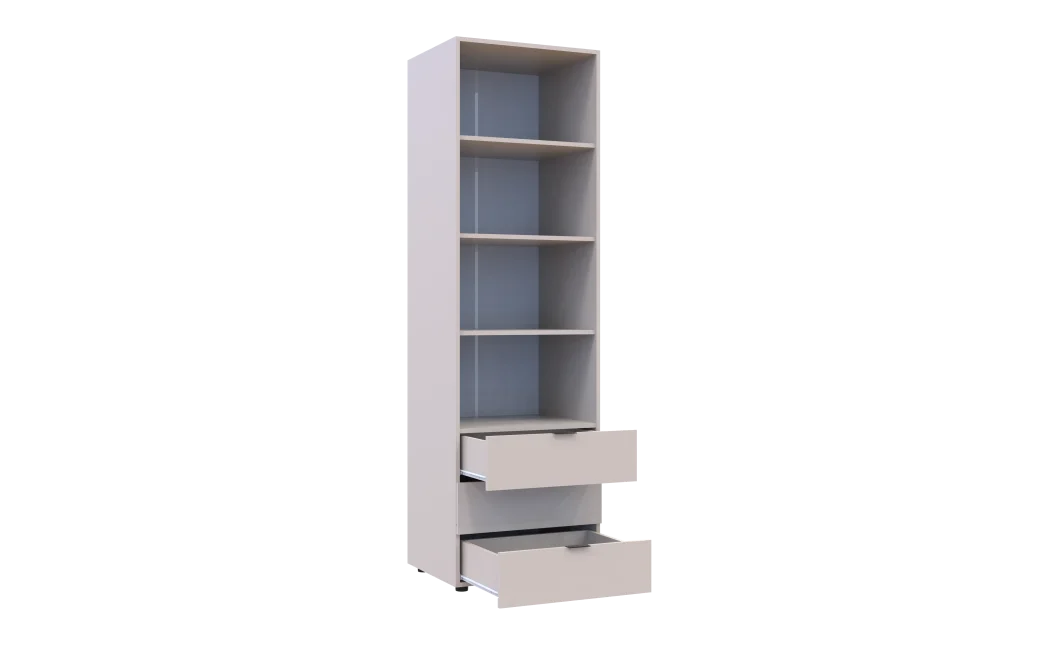 Regál na oblečení Gelar Kašmír 3SZ 60×49,5×203,4 (41516130)