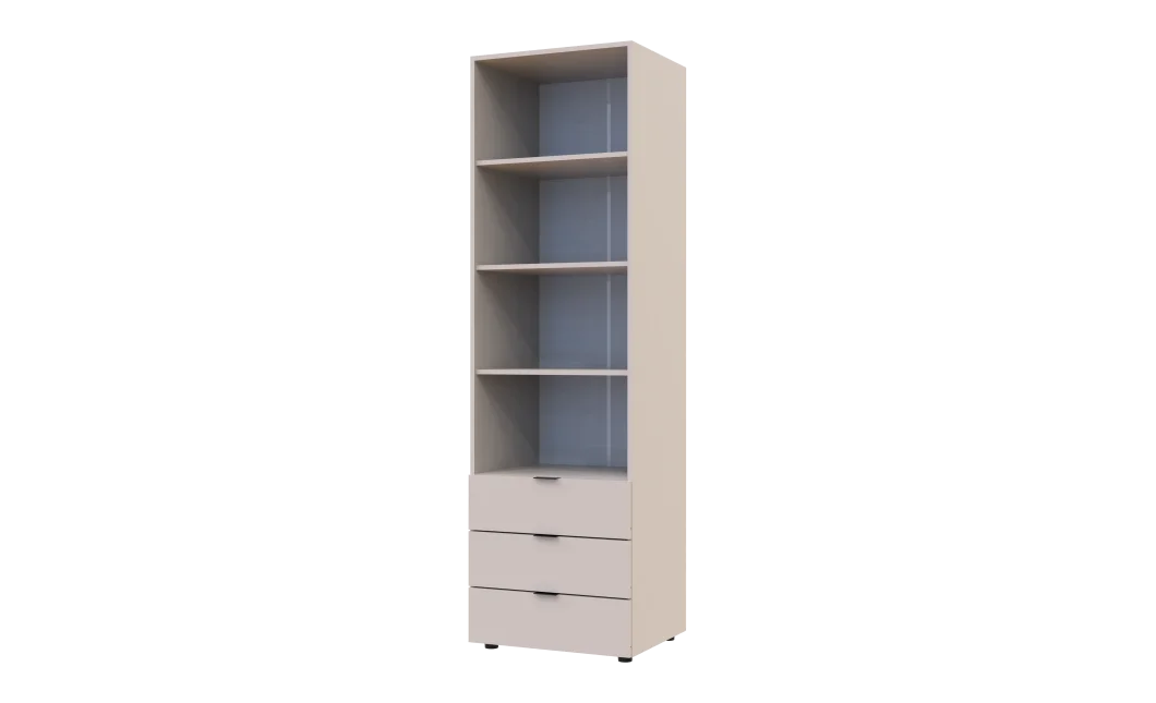 Regál na oblečení Gelar Kašmír 3SZ 60×49,5×203,4 (41516130)