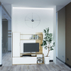 Obývací stěna Doros Kona Dub Evok / Bílý 151 × 40 × 147 (44900388)