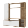 Obývací stěna Doros Kona Dub Evok / Bílý 151 × 40 × 147 (44900388)