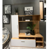 Obývací stěna Doros Kona Dub Evok / Bílý 151 × 40 × 147 (44900388)