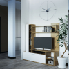 Obývací stěna Doros Kona Dub Evok / Bílý 151 × 40 × 147 (44900388)
