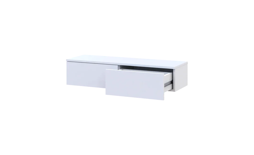 Toaletní stolek Doros Levia Bílý 2 zásuvky 100x32x22 (41516092)