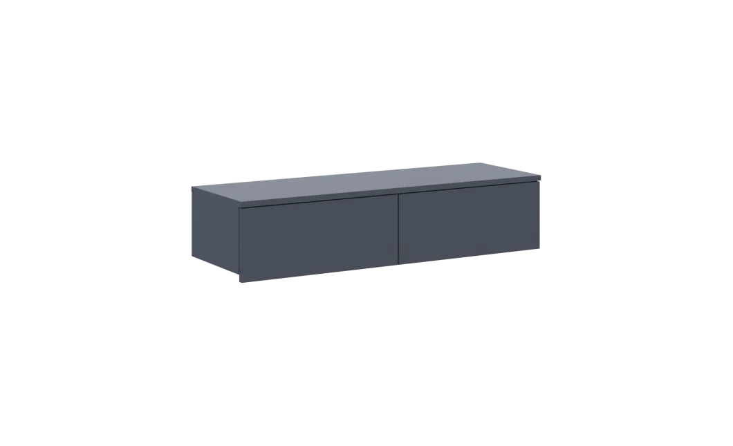 Toaletní stolek Doros Levia Grafit 2 zásuvky 100x32x22 (41516089)