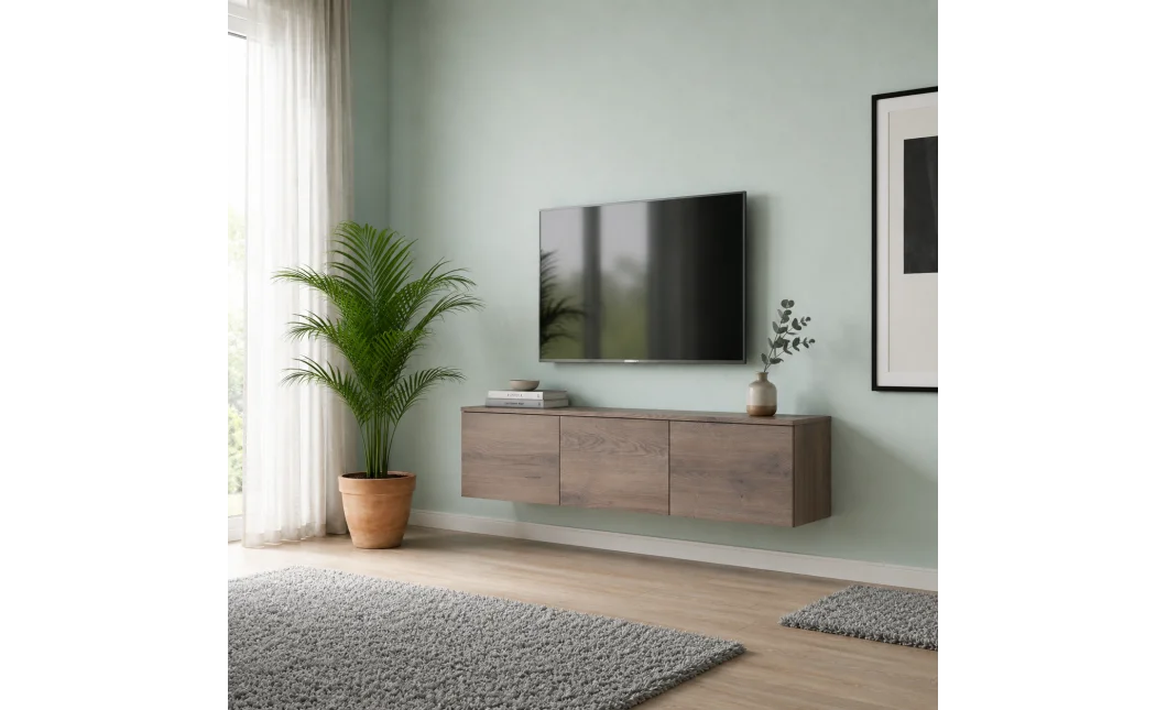 TV stolek Doros Levia Kannolo 3 dveře 130x35x33 (41516291)