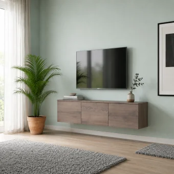 TV stolek Doros Levia Kannolo 3 dveře 130x35x33 (41516291)
