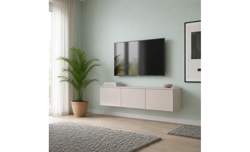 TV stolek Doros Levia Kašmír 3 dveře 130x35x33 (41516292)