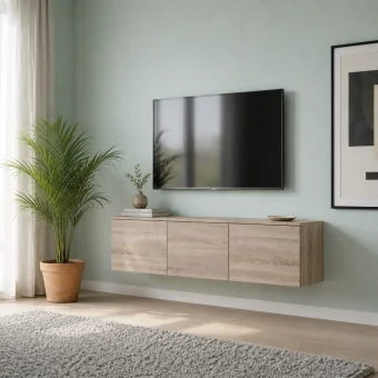 TV stolek Doros Levia Dub Sonoma 3 dveře 130x35x33 (41516301)