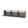 TV stolek Doros U3 Dub Artisan / Grafit 180×33×43 (41516202)