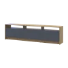TV stolek Doros U3 Dub Artisan / Grafit 180×33×43 (41516202)