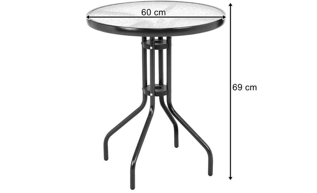 Zahradní stůl ISLAND kulatý 60 cm (10039961)